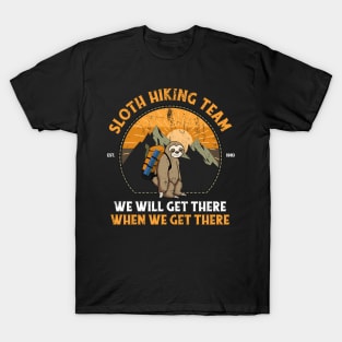 Sloth Hiking Sloth Hiking Team T-Shirt